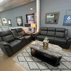 SPECIAL OF THE MONTH!! Recliner Sofa & Loveseat!!