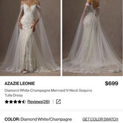Wedding Dress Size 2