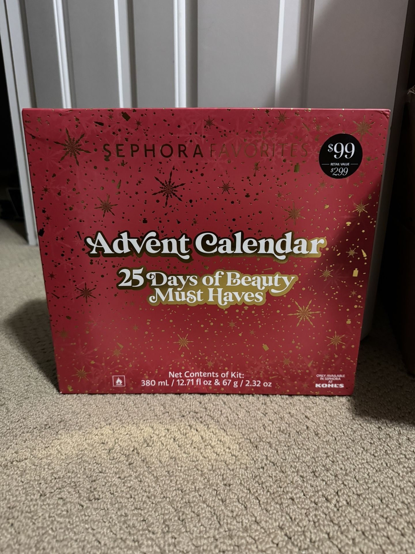 Sephora Favorites Advent Calendar 25 Days Of Beauty Makeup Skin Care 2025 Holiday LIMITED Edition