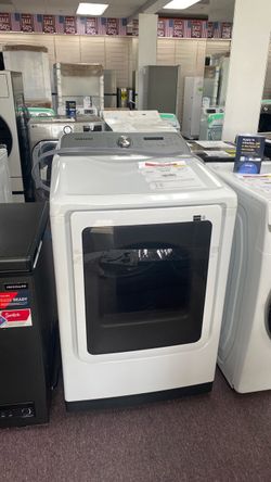 Samsung 7.4 cu. Ft. Vented Smart Electric Dryer with Steam Sanitize Plus in White