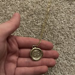 Pansy Gold Plated Necklace