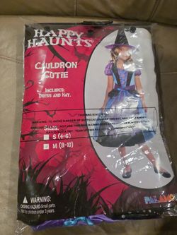 Cauldron cutie halloween costume. Size M 8-10 kids girls. Once used. Final sale
