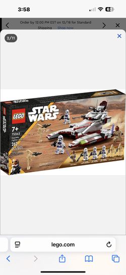 Republic Fighter Lego Star Wars Set