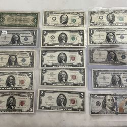 💵 Rare Old Currency Collection – Blue Seals, Red Seals, & More 💵