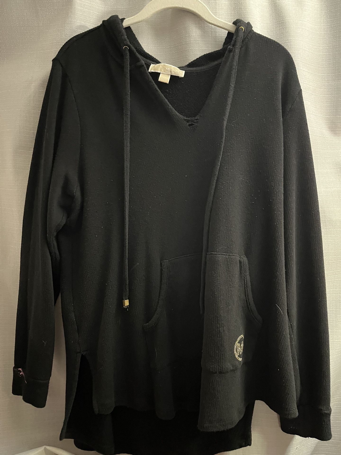Women’s Size Xl Black Hoodie Sweater 