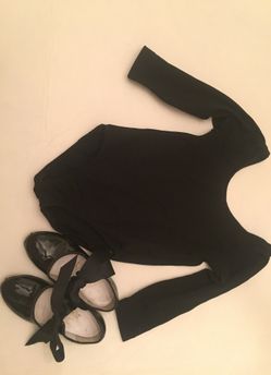 Girls toddler size 3 leotard and tap shoes -Danshuz