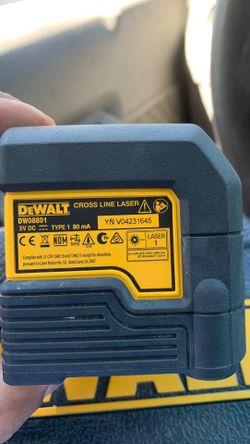 Dewalt cross line laser