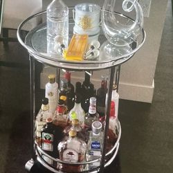 Glass Liquor Table
