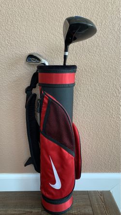 Walter Hagan Series 1 Right Hand Driver 9 Iron and Nike Golf Bag