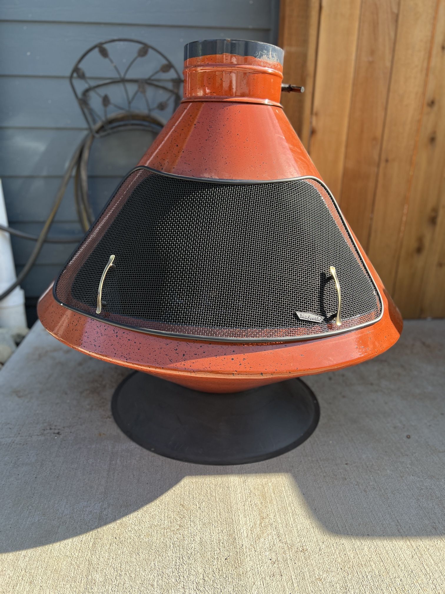 MCM Vintage Mid Century Modern Majestic Orange Glazed Ceramic Aztec  Fireplace for Sale in Seattle, WA - OfferUp