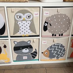 IKEA Kallax With Bins