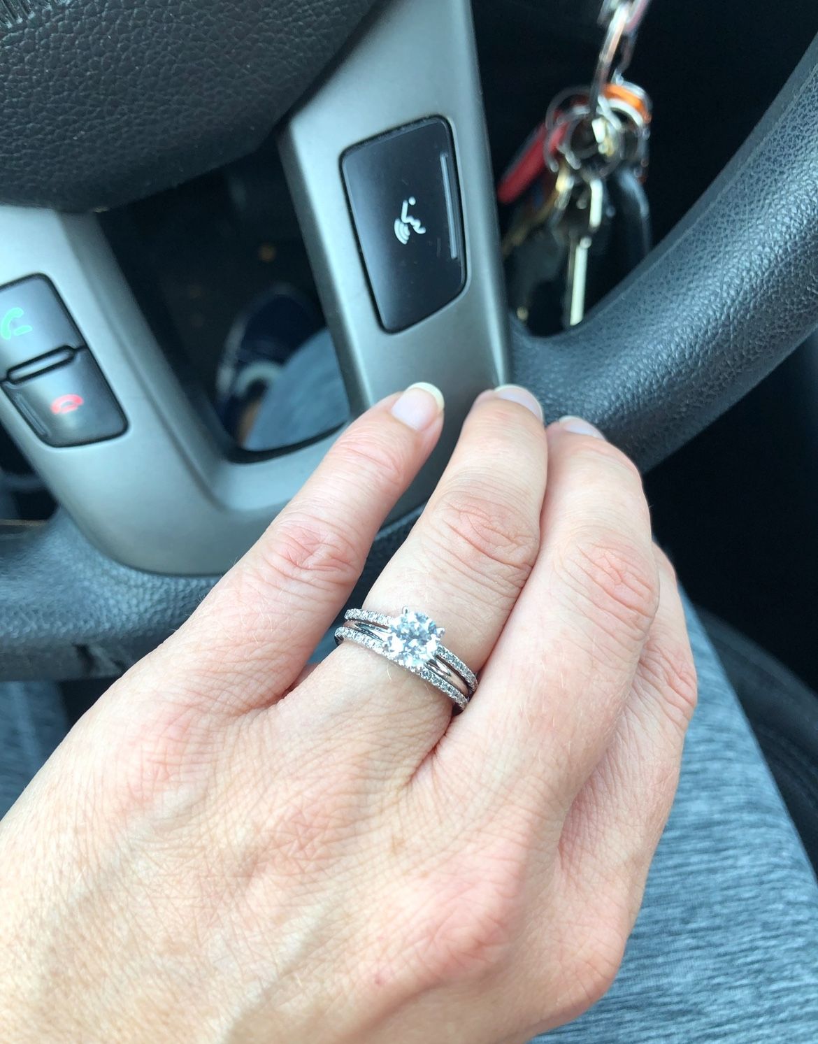 Engagement Ring And Wedding Band