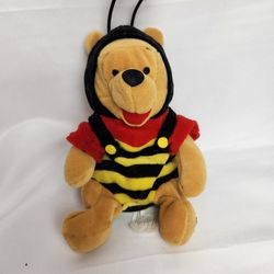 Disney Plush & bean filled Winnie The Pooh bumble bee 8". 