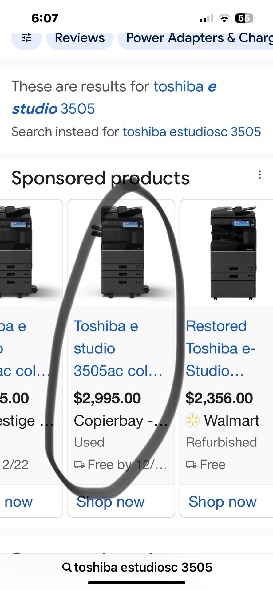 Toshiba Estufio3505ac  Printer  