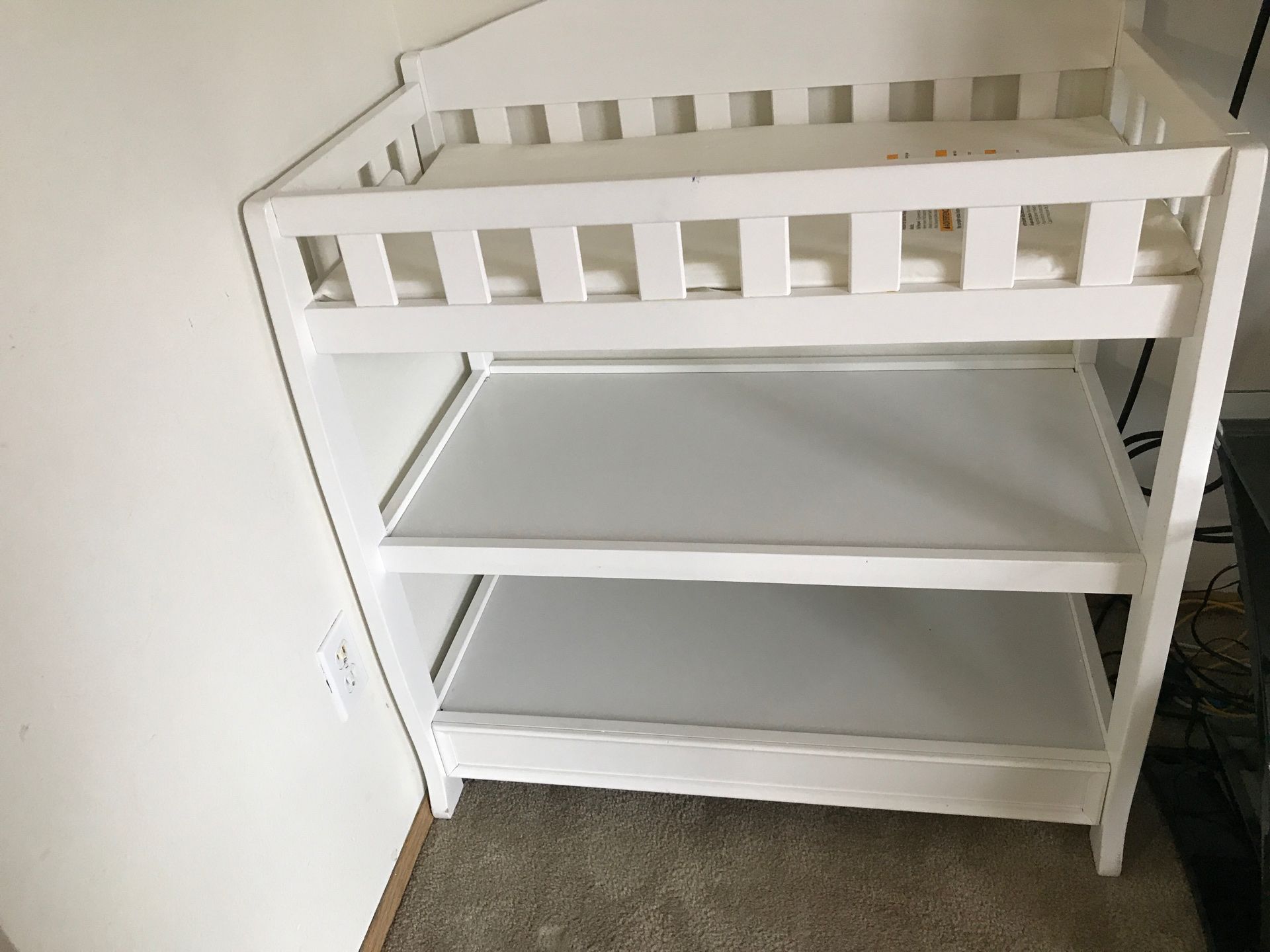 White Baby Changing Table