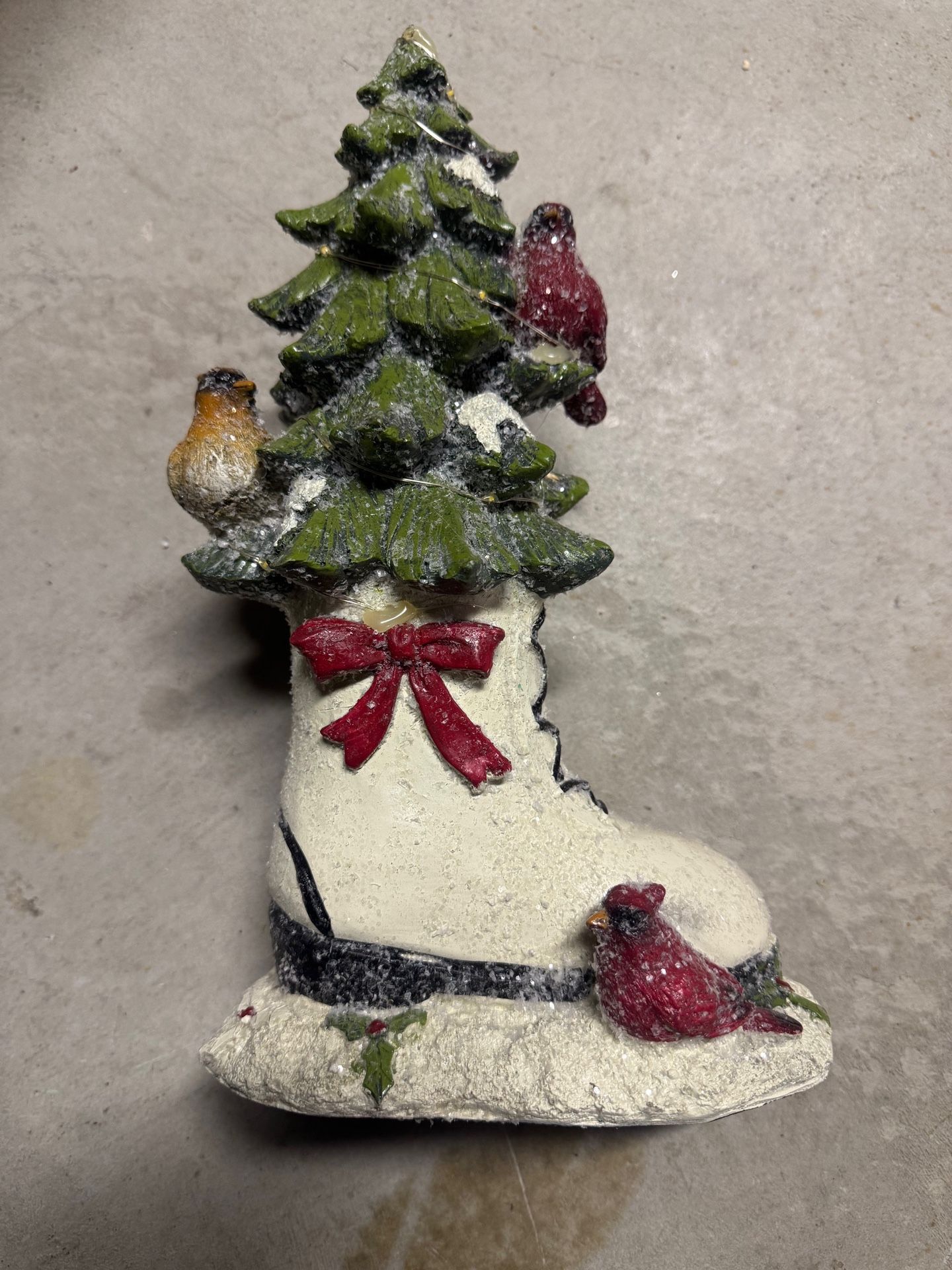Christmas tree statue figure home decor 11”
