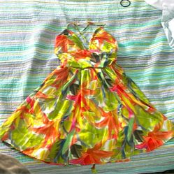 Floral colorful sundress