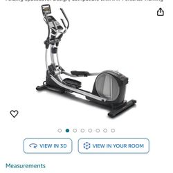 Nordictrack elliptical space saver 
