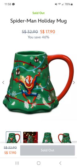 INTO THE SPIDERVERSE CHRISTMAS TREE MUG