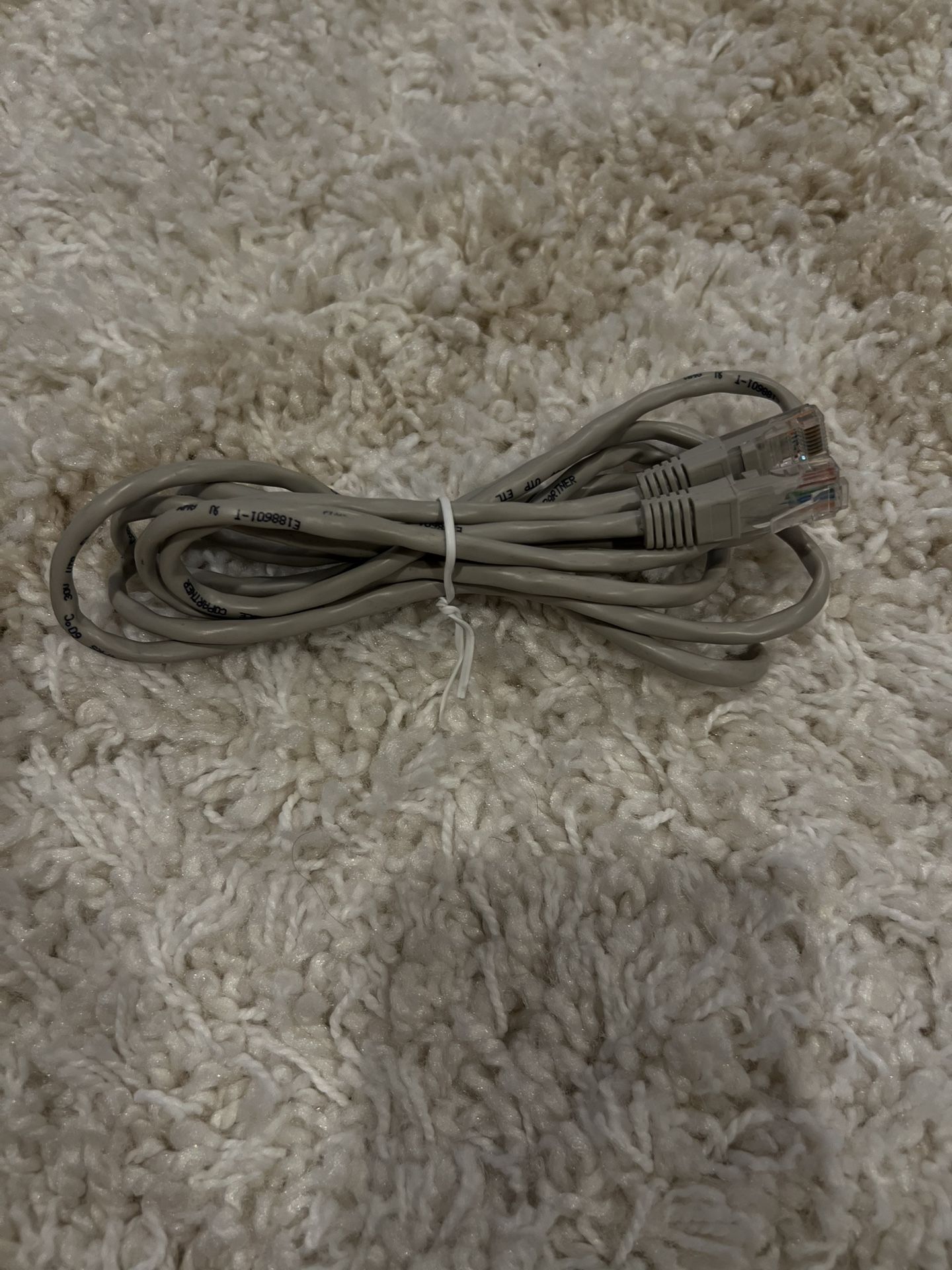 5 ft UL CAT5 Grey Networking Cable 