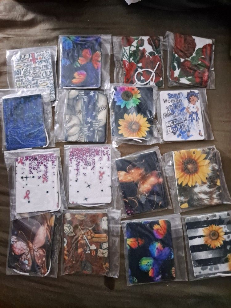 Car Freshies Double Sided~ Bundle Of 16