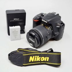 Nikon D3500 Kit – 18-55mm VR Lens, Battery, Charger, Strap – 2450 Shutter Count - Excellent!