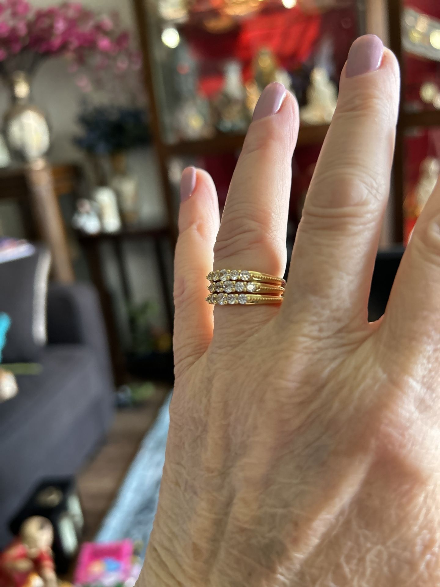 🌺Beautiful Sterling Silver Zirconia Gemstone Rings Sizes 5-10 