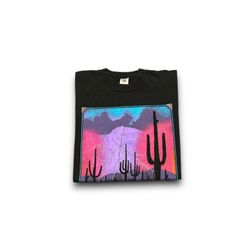 Vintage Arizona Desert cactus lightning storm single stitch destination t-shirt 
