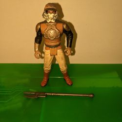 Star Wars Lando Calrissian as Skiff Guard Disguise Action Figure Vintage Kenner With Weapon 
