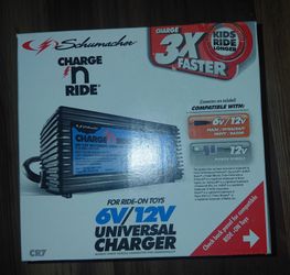 Schumacher CR7 Charge 'n Ride 6V/12V Universal Charger
