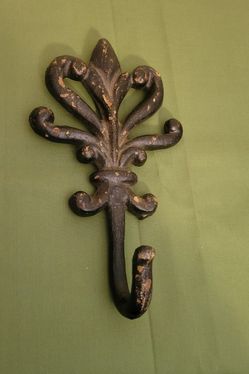 Cast Iron Fleur-de-lis Hook
