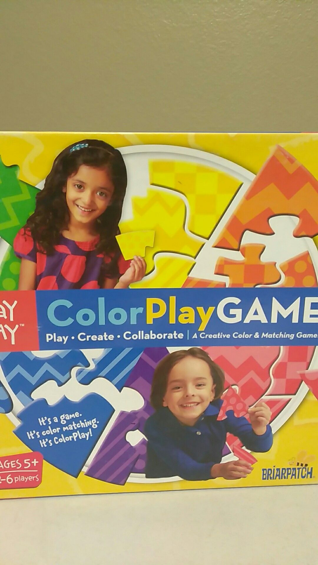 PLAY COLOR PLAY GAME & INSTRUC ForTIONS FOR AGES 5+