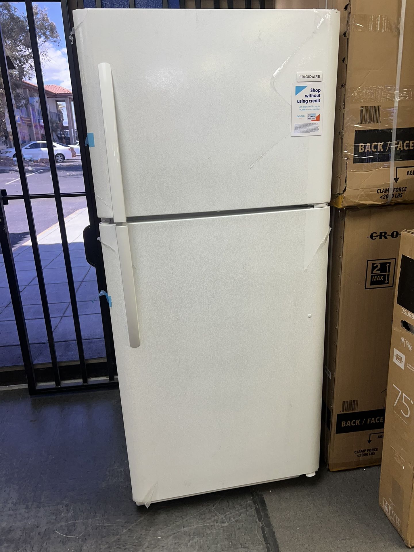 Frigidaire Top Freezer White Fridge