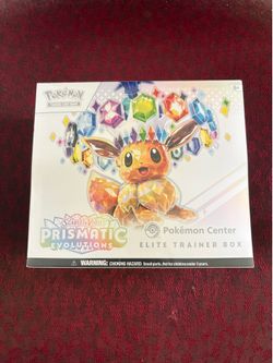 Prismatic Pokemon Center PC Etb Elite trainer box