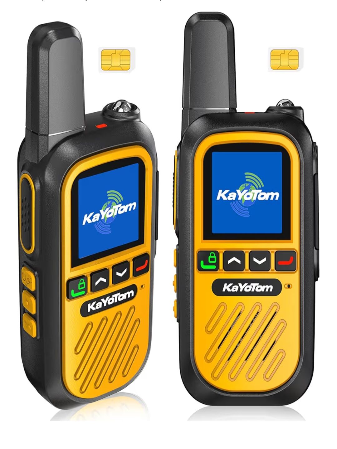 â (Lifetime Free) Global Unlimited Range 4G LTE PoC Walkie Talkies Long Range Two-Way Radios (5000+ Miles) Rugged & IP67 Waterproof Rechargeable for C