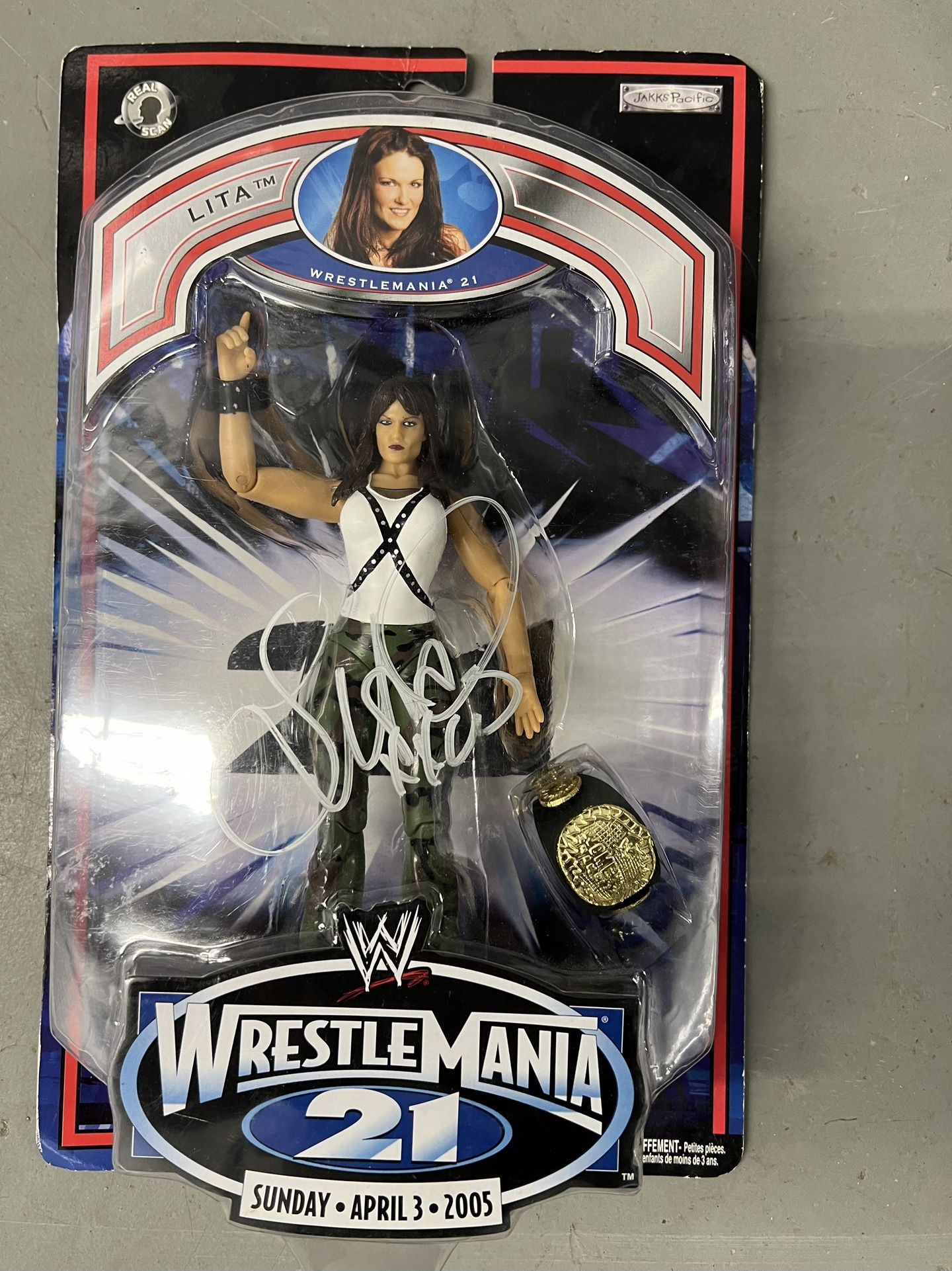 WWE Lita Signed Action Figure