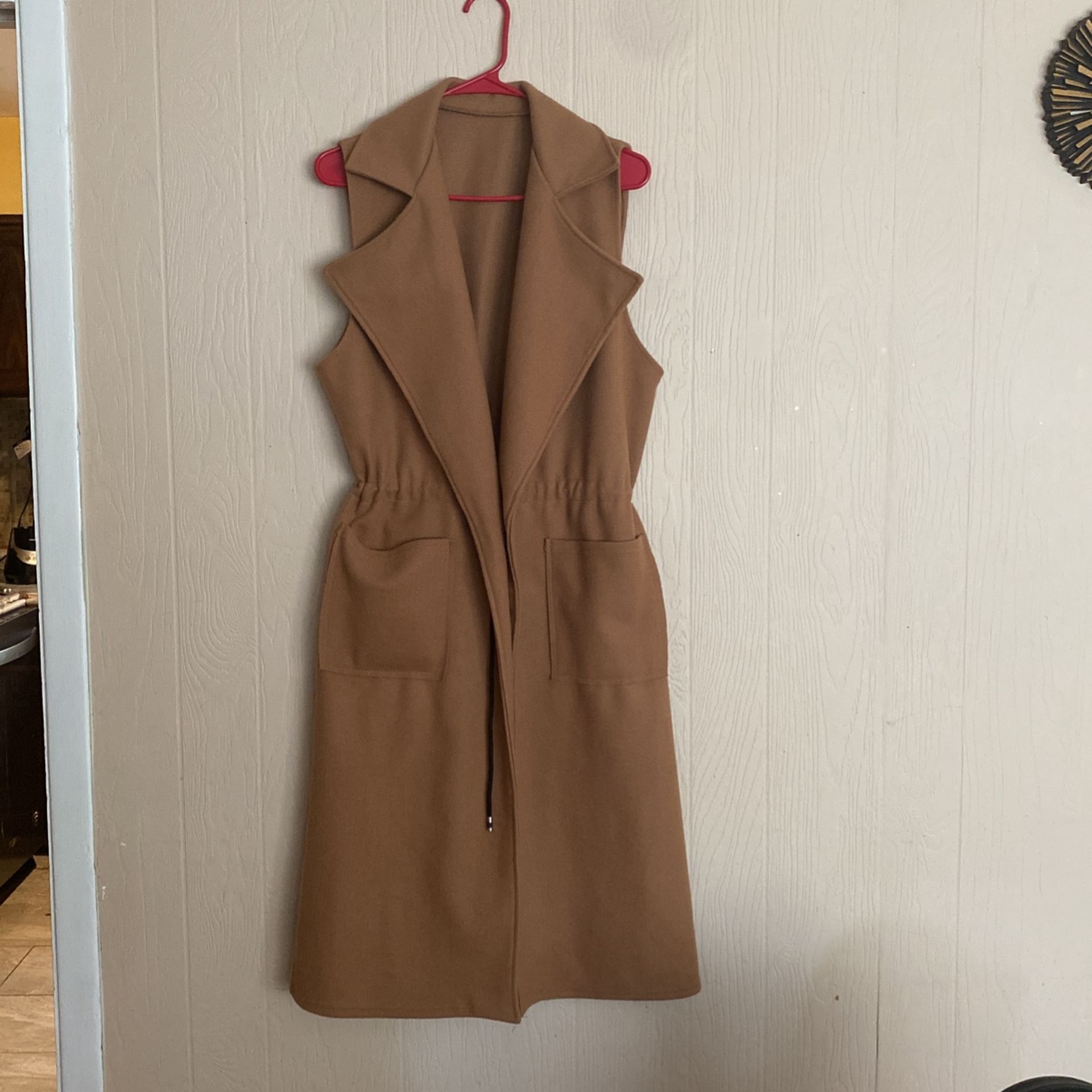 Sleeveless Pea Coat