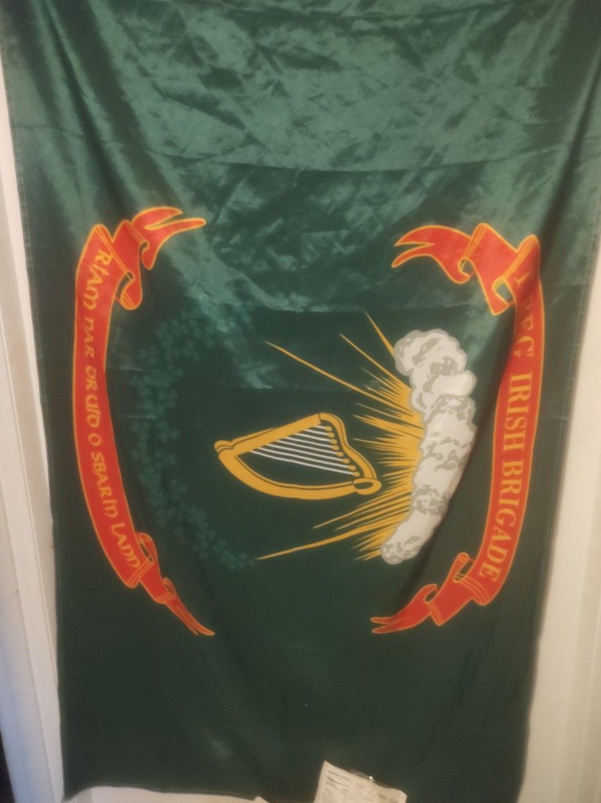 Two Vintage Irish Flags St Patrick's 
