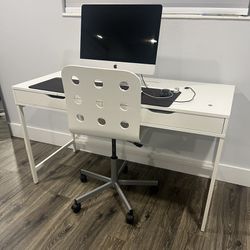 IKEA Desk With Chair/ DM Best Offer 