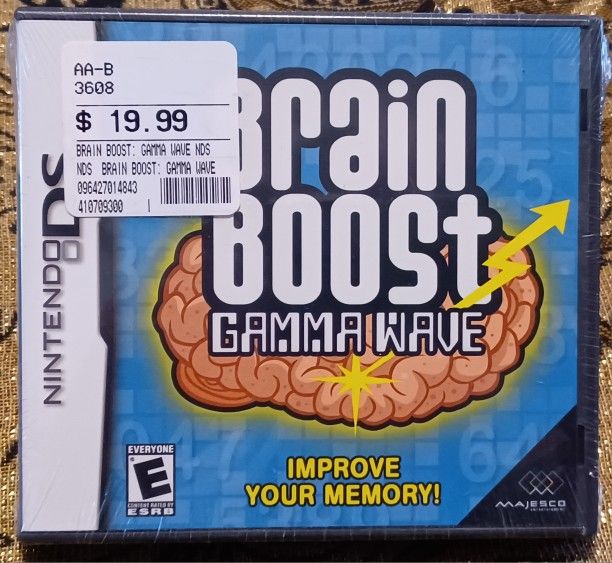 Brain Boost Gamma Wave Nintendo DS Gamma Wave Improve Memory Concentration