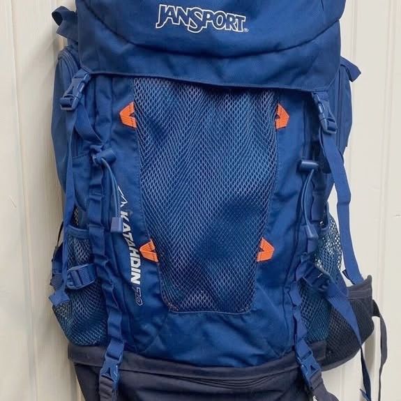 jansport 70 l backpack JanSport Hiking Backpack Katahdin 70L Outdoors Hiking Camping for Sale in  Schertz, TX