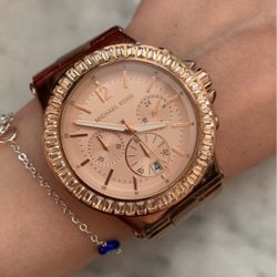 Rose Gold Michael Kors Watch