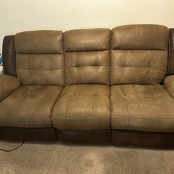Mesa Brown Reclining Sofa