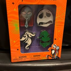 Nightmare Before Christmas Metal Pins