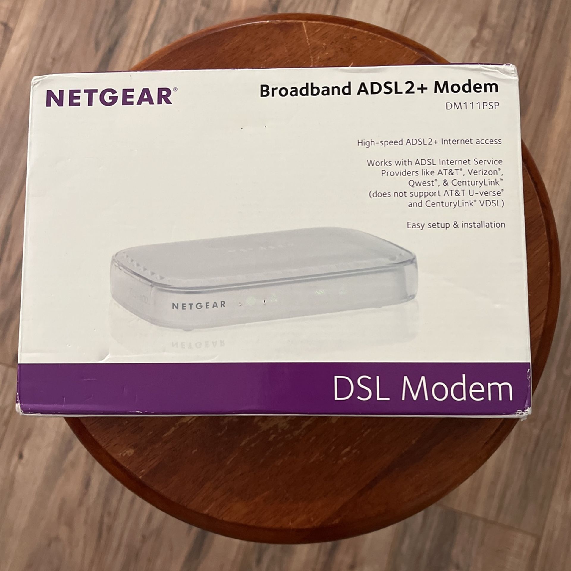 NETGEAR Broadband ADLS2+ Modem MODEL DM111PSP New In Open Box