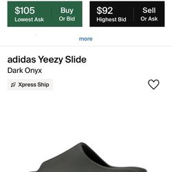 Adidas Yeezy Slide “Dark Onyx” Size 13 Men’s 
