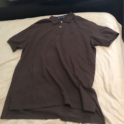 Brown Mens Ralph Lauren Polo Shirt Size xl