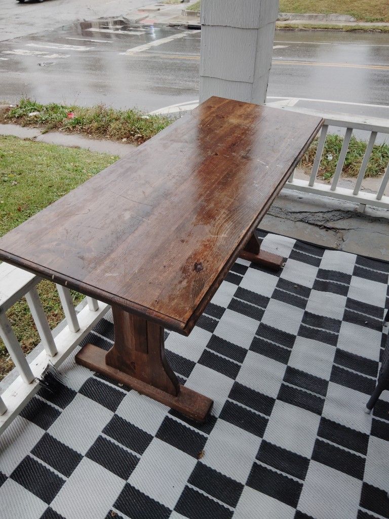 Table Size 23 In A Half Wide By 59 In Length By 30 In A Quarter High 