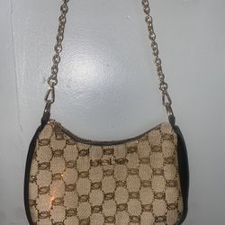 Gold Chain Bebe Shoulder Purse 