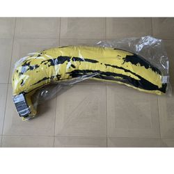 全3色/黒/赤/ベージュ BAPE Andy Warhol ABC BANANA クッション エイプ